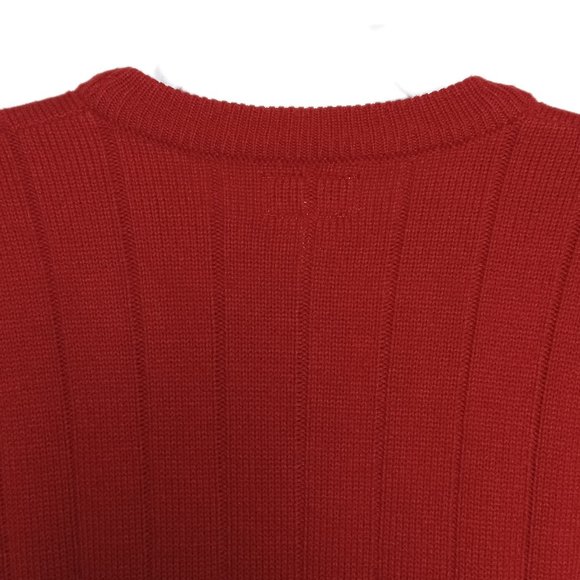 Vintage Y2K Arizona Men's Sweater Red Striped Size Medium - Picture 5 of 9